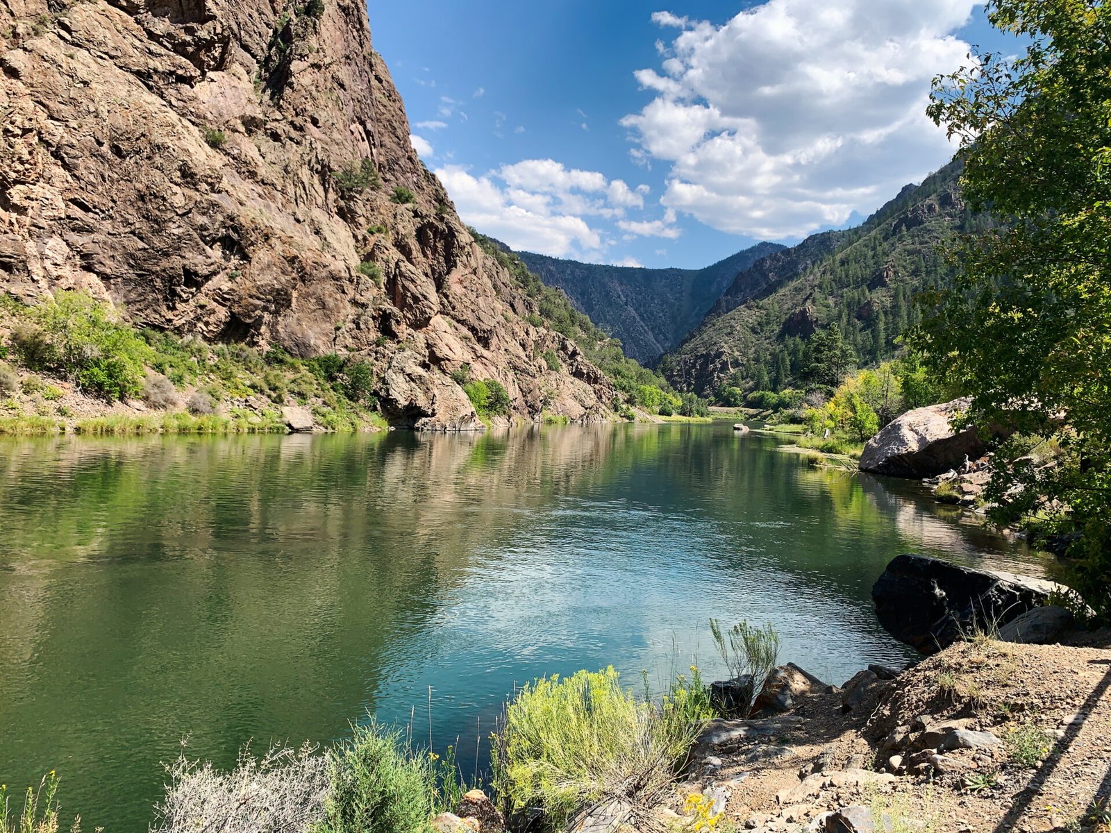 The End of East Portal Road at Black Canyon of the Gunnison