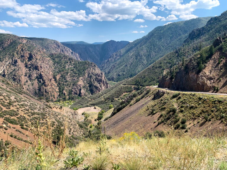 East Portal Road at Black Canyon of the Gunnison