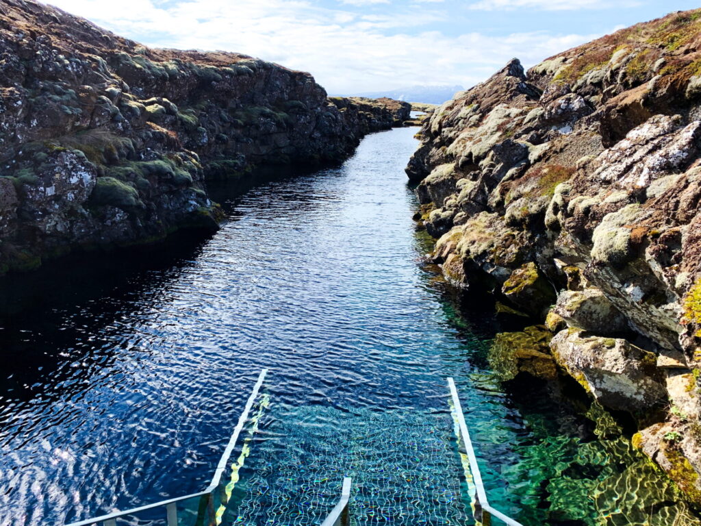 The Entrance to Snorkeling Between Tectonic Plates