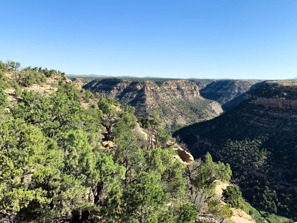 Soda Canyon Overlook Trail at Mesa Verde National Park