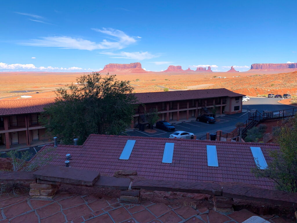 View of Monument Valley from Goulding's Lodge