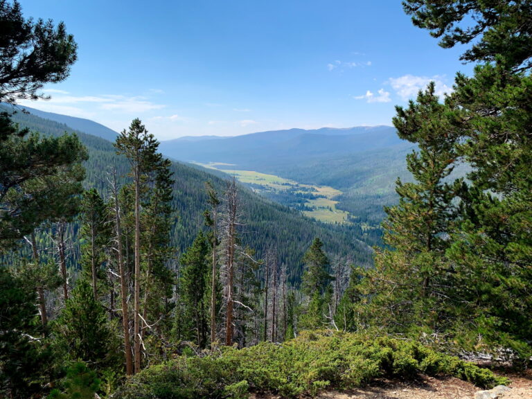 Fairview Curve Viewpoint at Rocky Mountain National Park