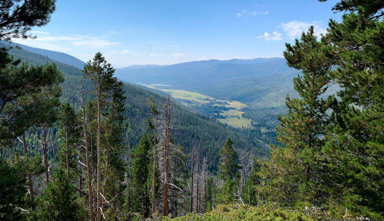 Fairview Curve Viewpoint at Rocky Mountain National Park