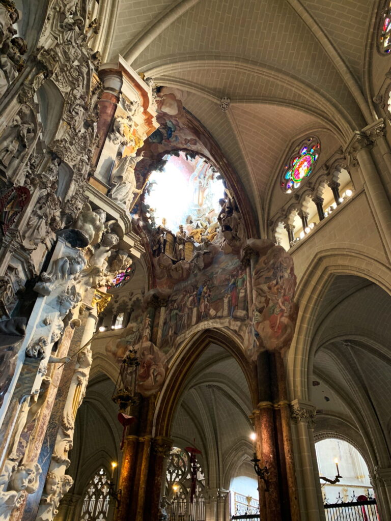 Inside the Toledo Cathedral
