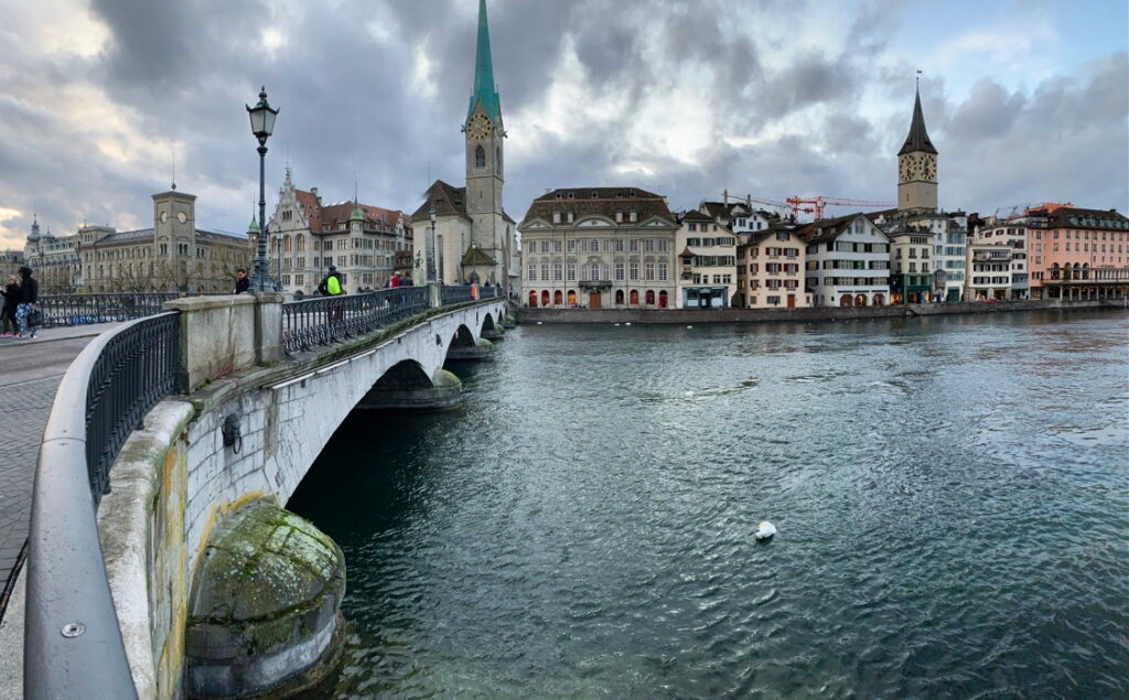 A view in Zurich
