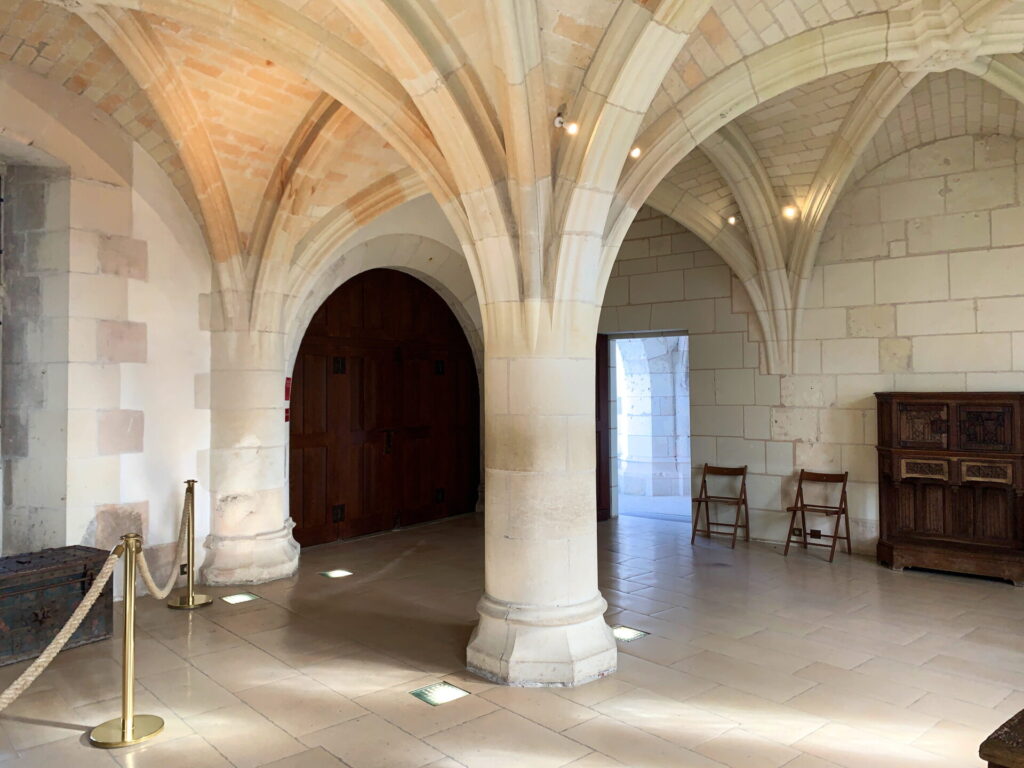 Inside Amboise Chateau