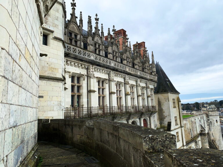 On the roof of Amboise Chateau