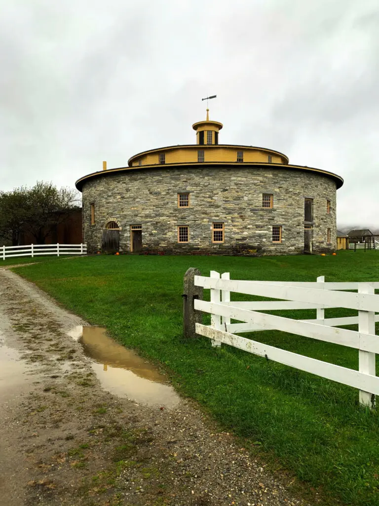 Barn at the Hancock Shaker Villages in the Berkshires