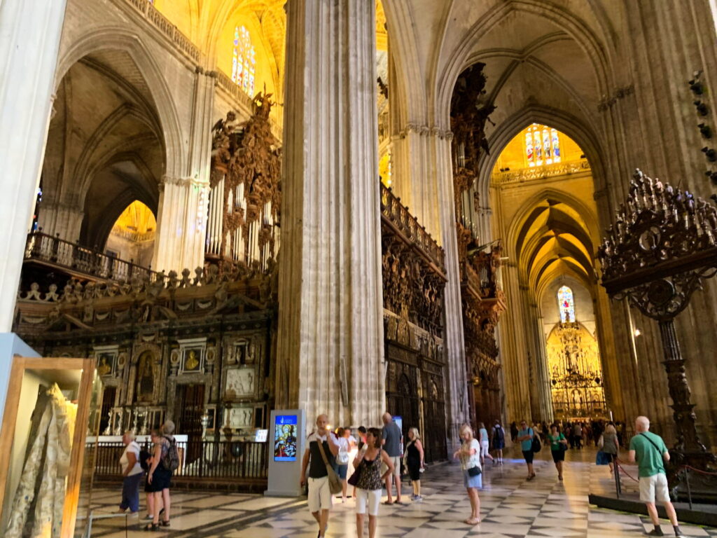Inside Seville Cathedral