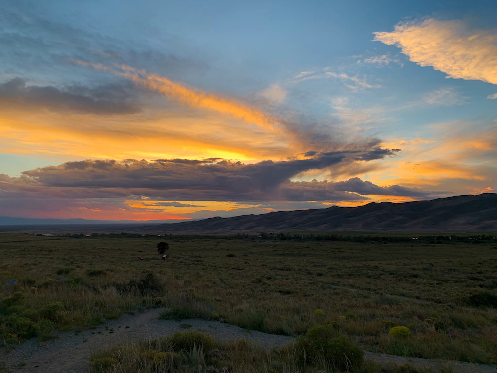 Sunset at Great Sand Dunes