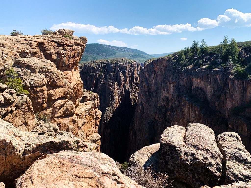 The Trail to Rock Point at Black Canyon of the Gunnison National Park