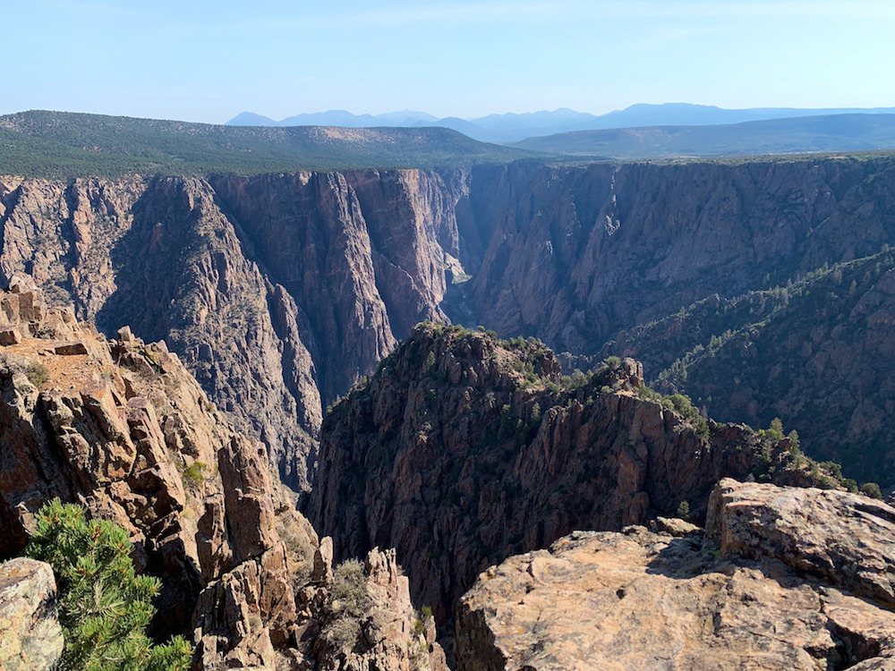 Warner Point on Black Canyon of the Gunnison National Park South Rim