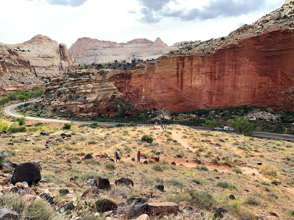 Scenic Drive at Capitol Reef National Park