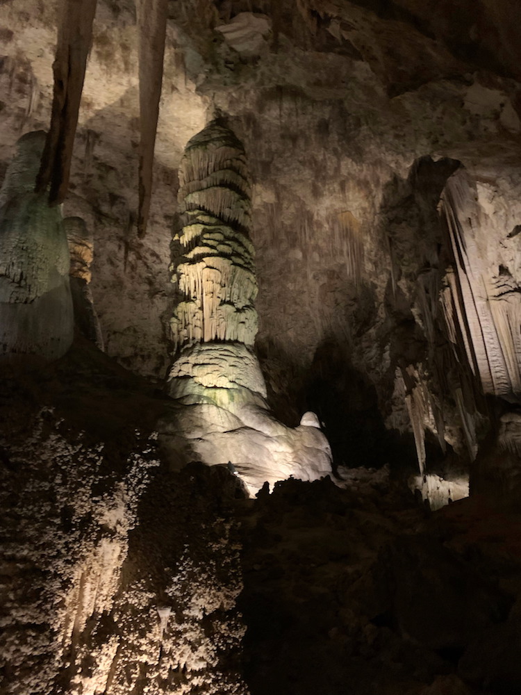 Rock formations at Carlsbad Caverns