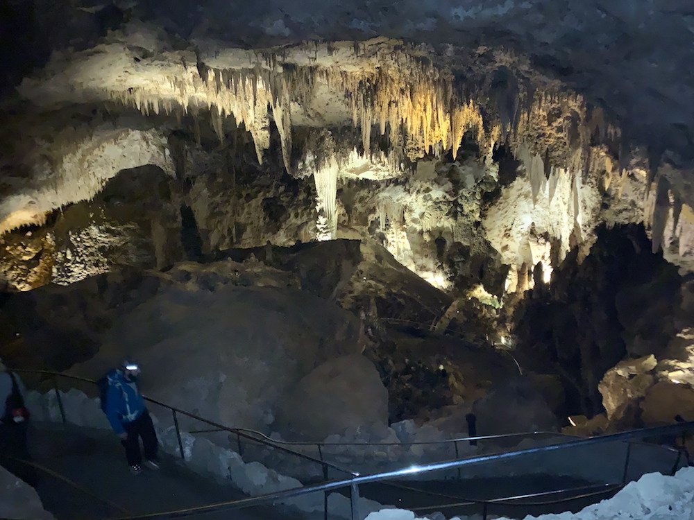 Rock formations at Carlsbad Caverns