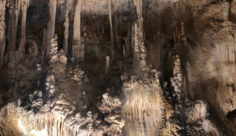 Rock formations at Carlsbad Caverns National Park