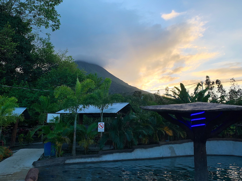 Arenal Volcano at Sunset