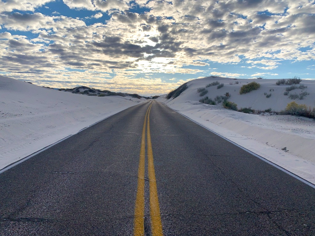Scenic Drive at White Sands National Park