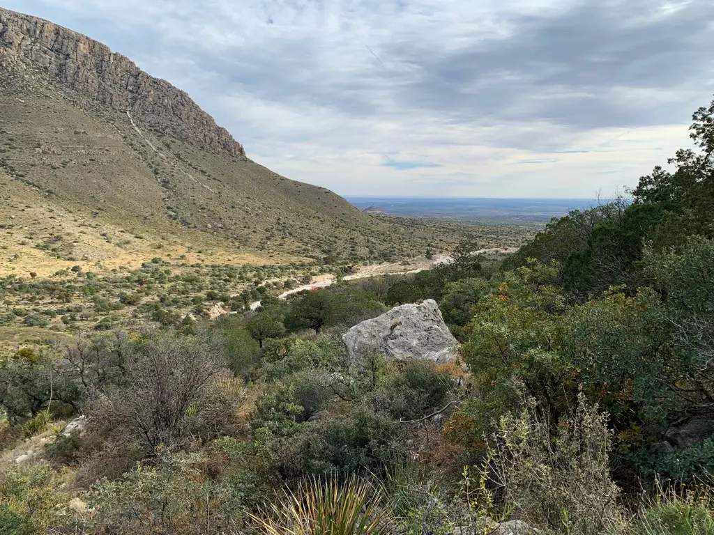View from the Guadalupe Peak Trail