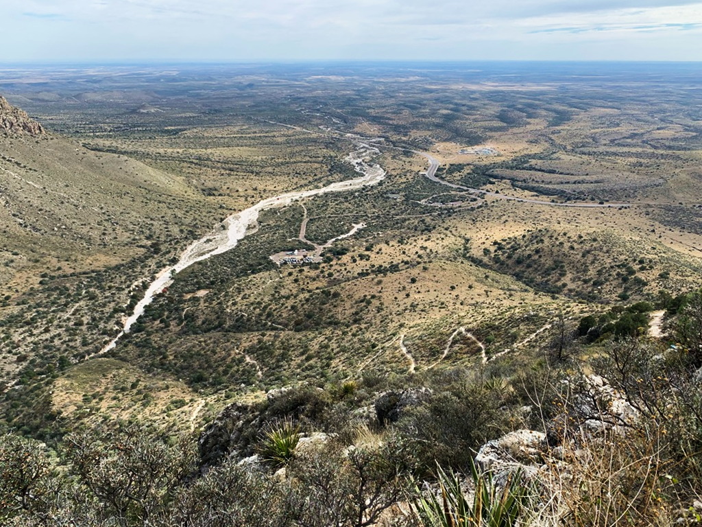 A view from the trail to Guadalupe Peak