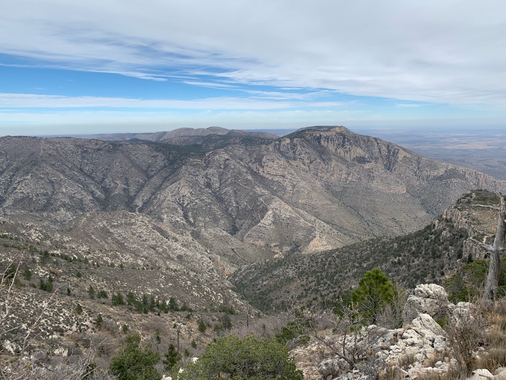 View from Guadalupe Peak