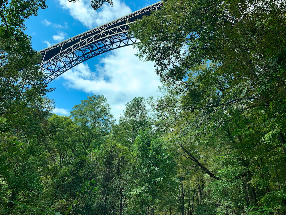 New River Gorge Bridge from Fayette Station Road