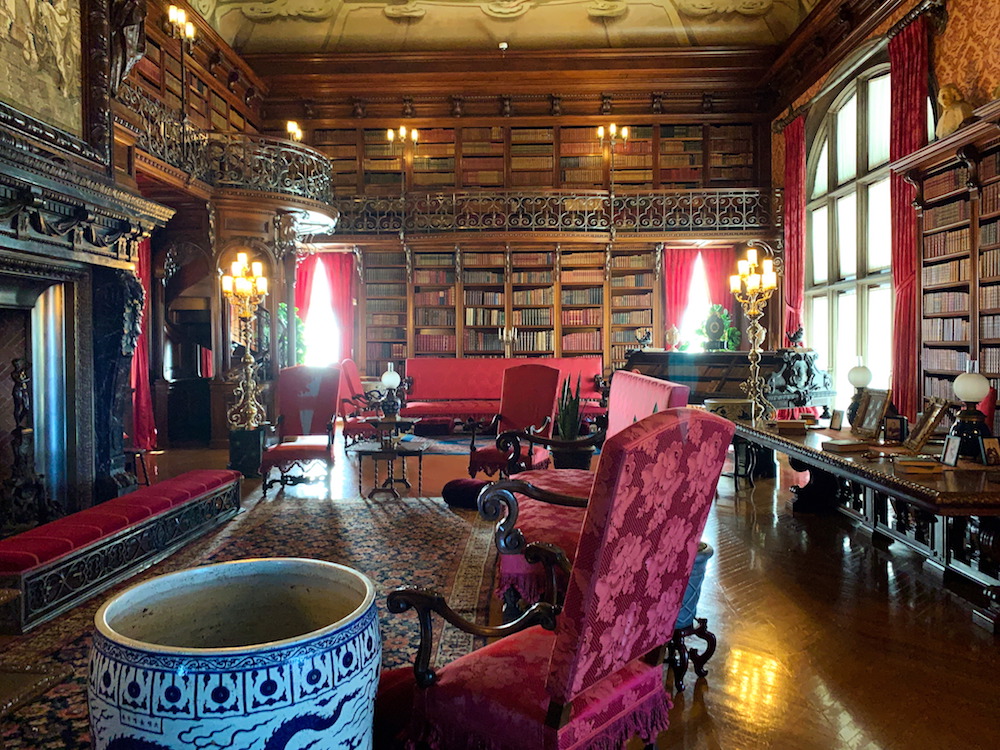 Library inside the Biltmore Mansion
