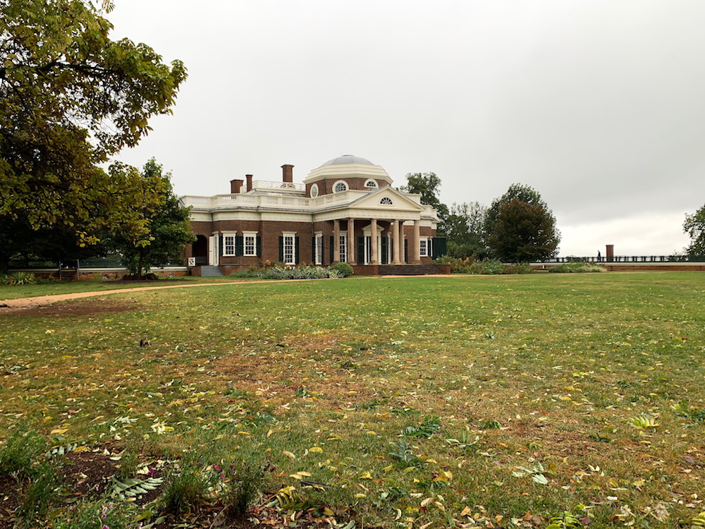 Exterior of Monticello house