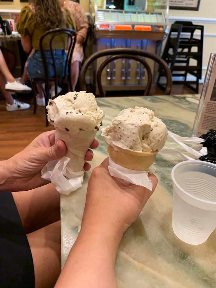 Ice cream at Leopold's