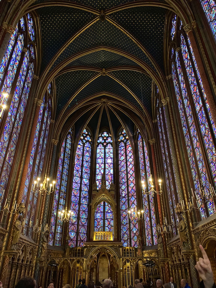 Interior of Sainte Chapelle