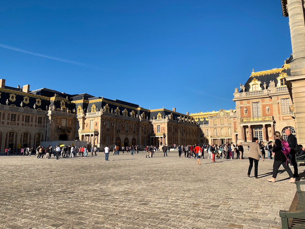 Outside of Versailles Palace