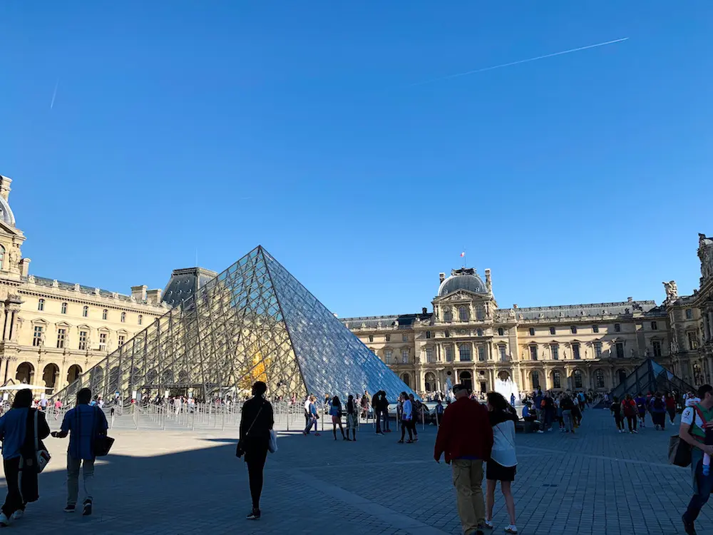 The Pyramid Entrance of the Louvre