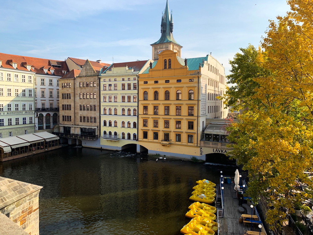 Another view from the Charles Bridge in Prague