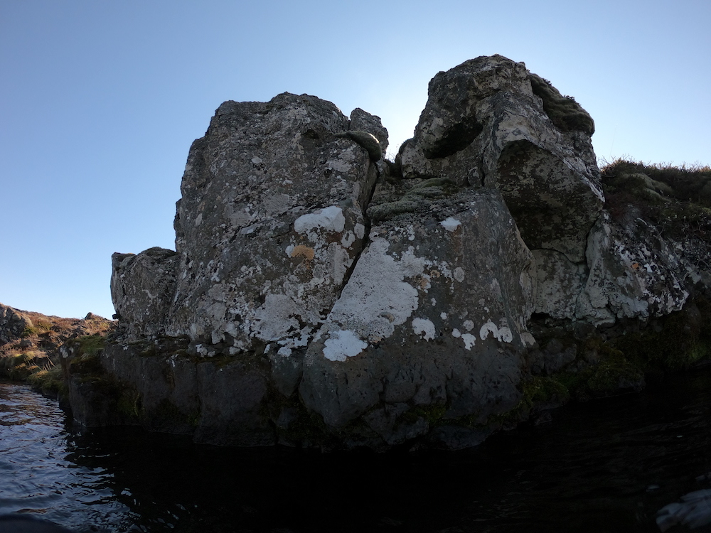Rocks surrounding the Silfra Fissure
