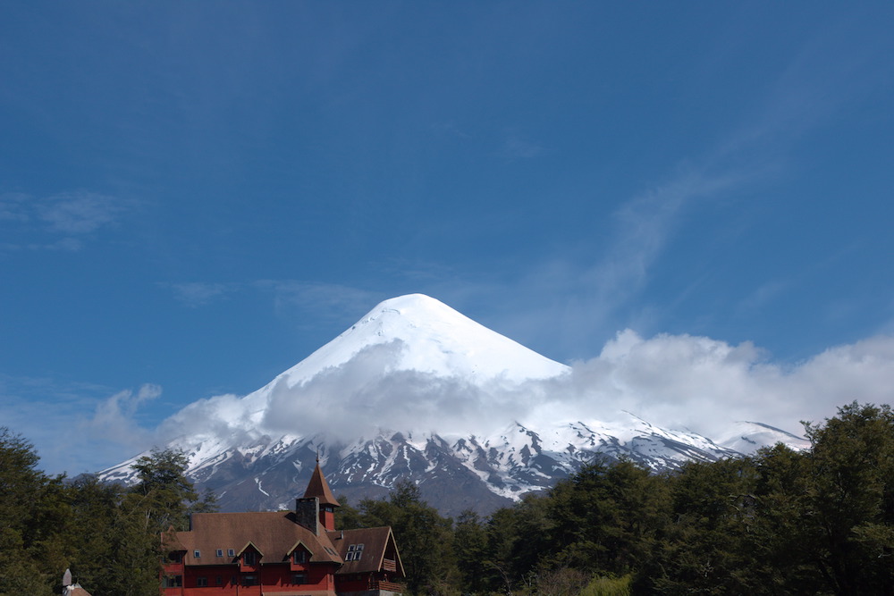 View of the Osorno Volcano from Lago Todos los Santos