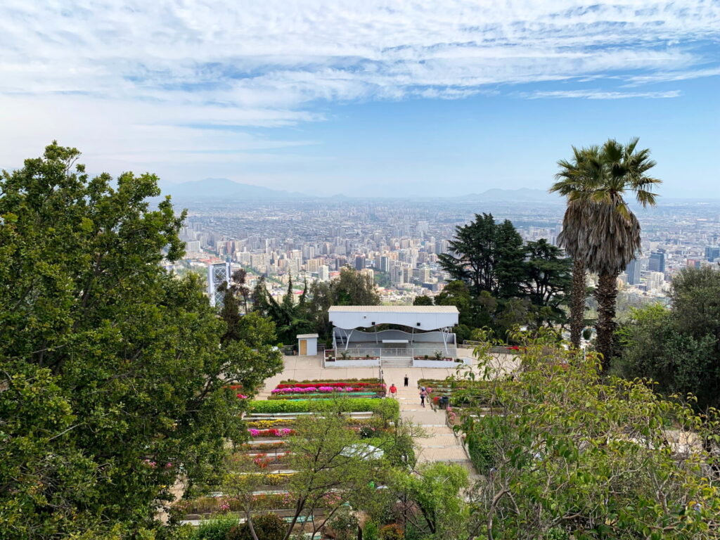 View of Santiago from San Cristobal