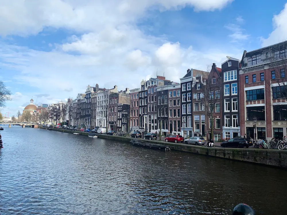 A canal in Amsterdam