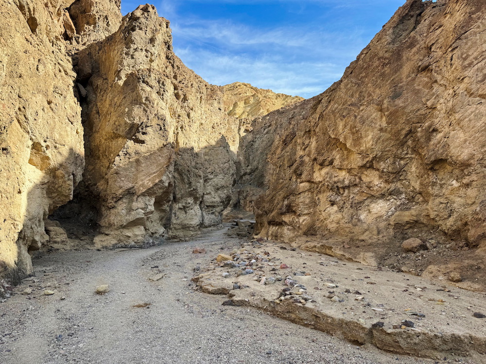 Golden Canyon Trail at Death Valley