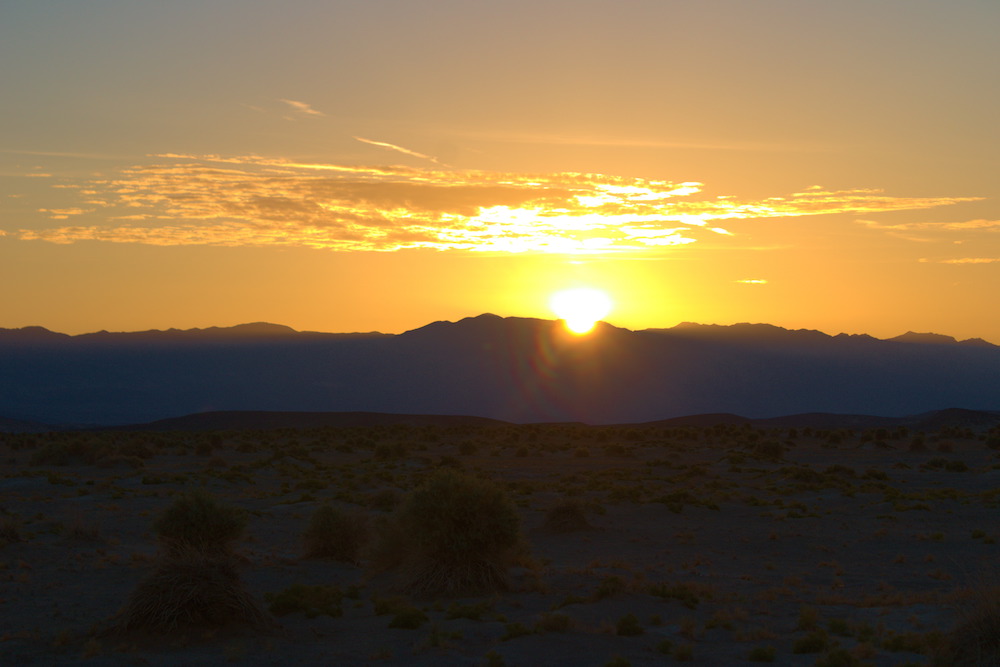 Sunrise at Death Valley National Park