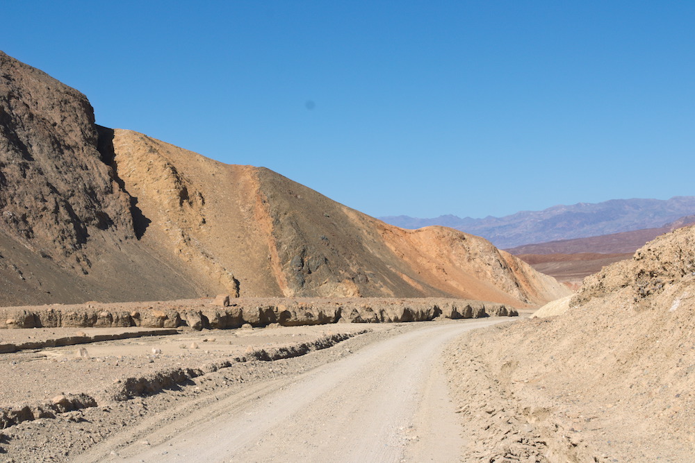 Twenty Mule Team Canyon Road at Death Valley