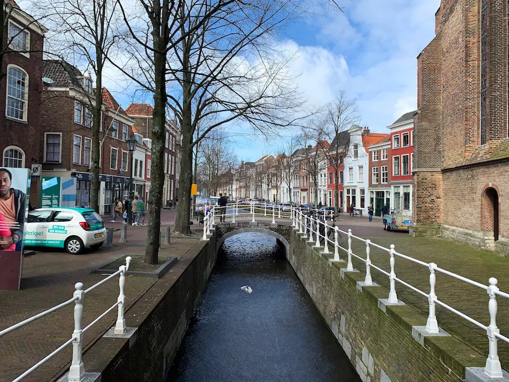 A canal in Delft