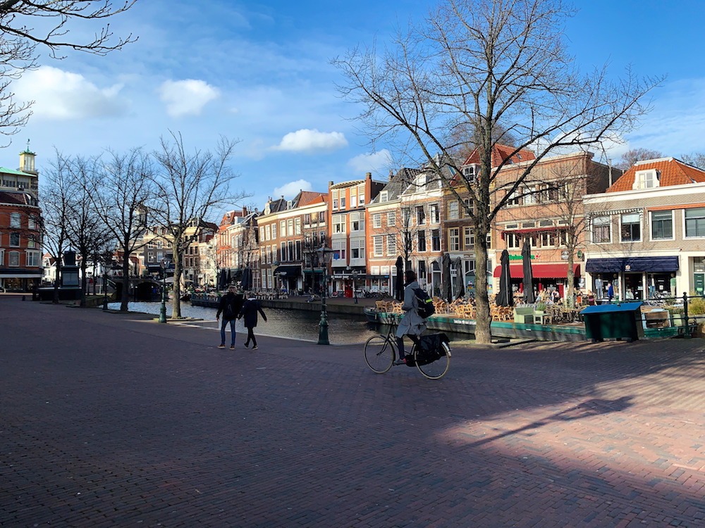 A canal in Leiden