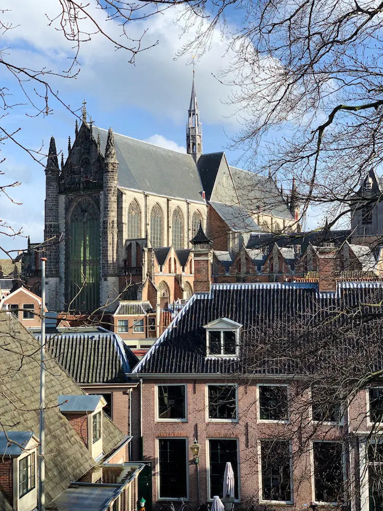 Pieterskerk from Burcht van Leiden
