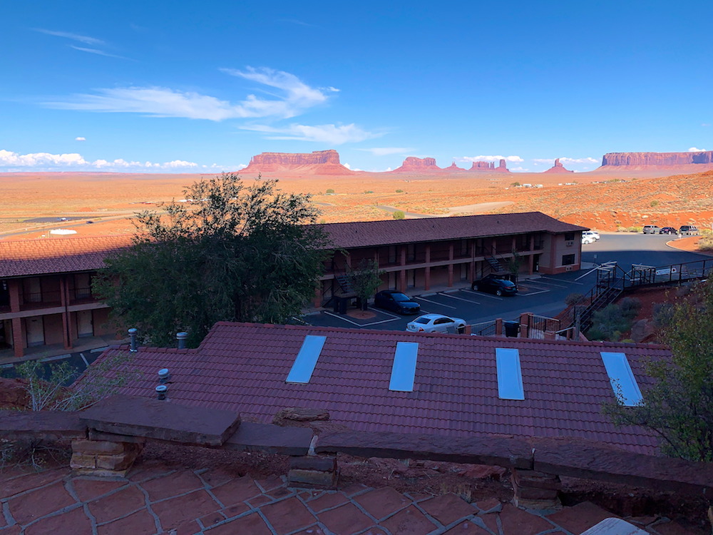 View of Monument Valley from Goulding's Lodge