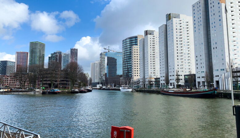 Along the river in Rotterdam