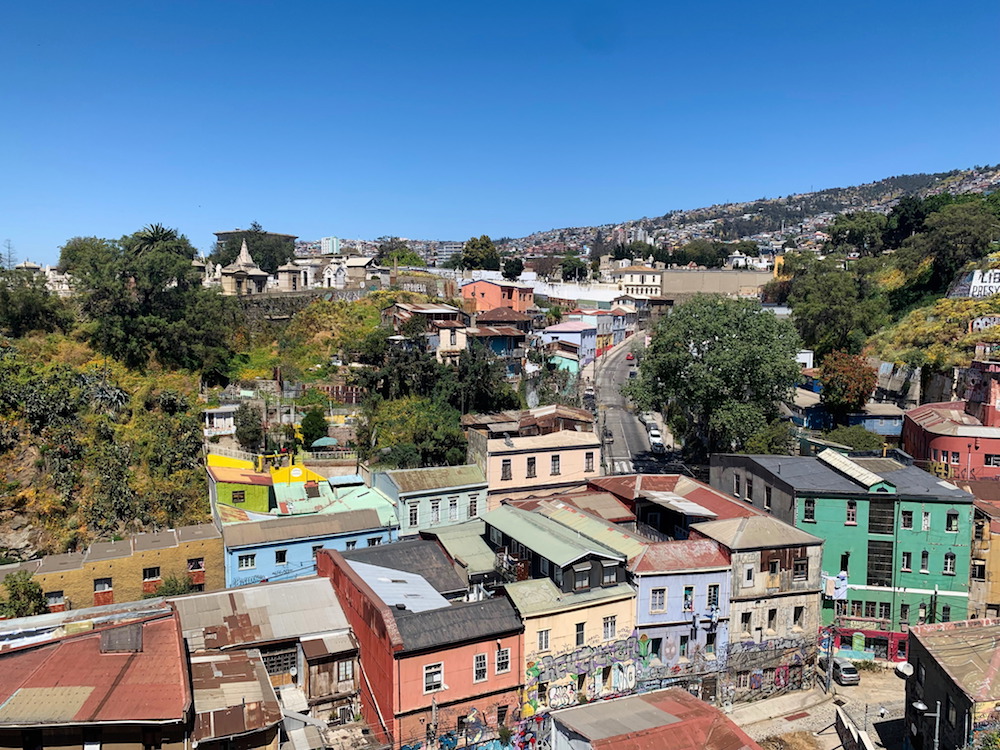Neighborhood view in Valparaíso