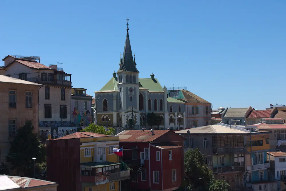 Neighborhood view in Valparaíso