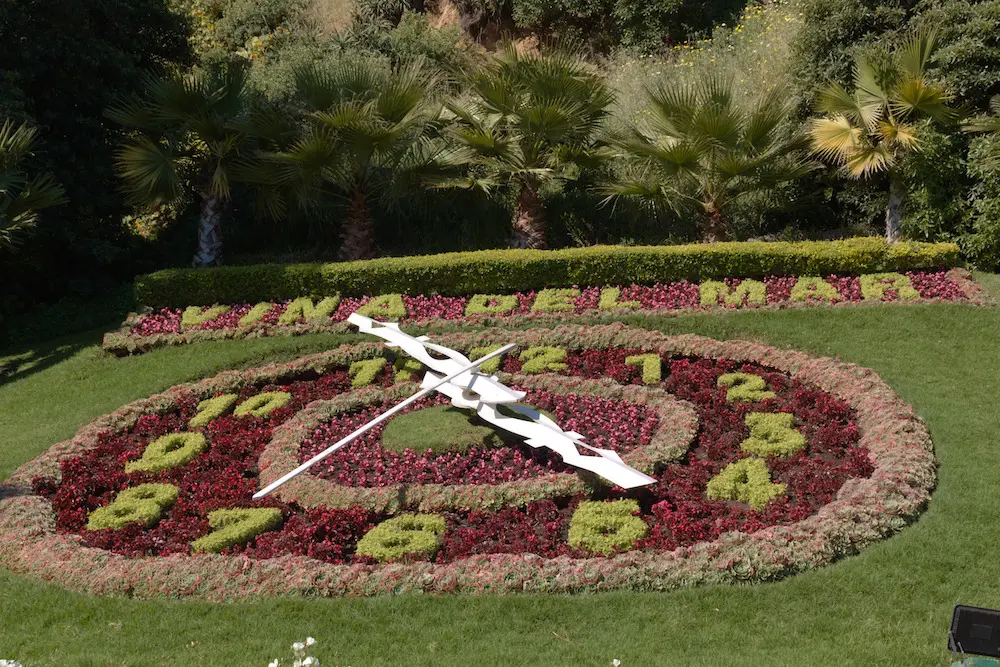 Flower clock in Viña del Mar