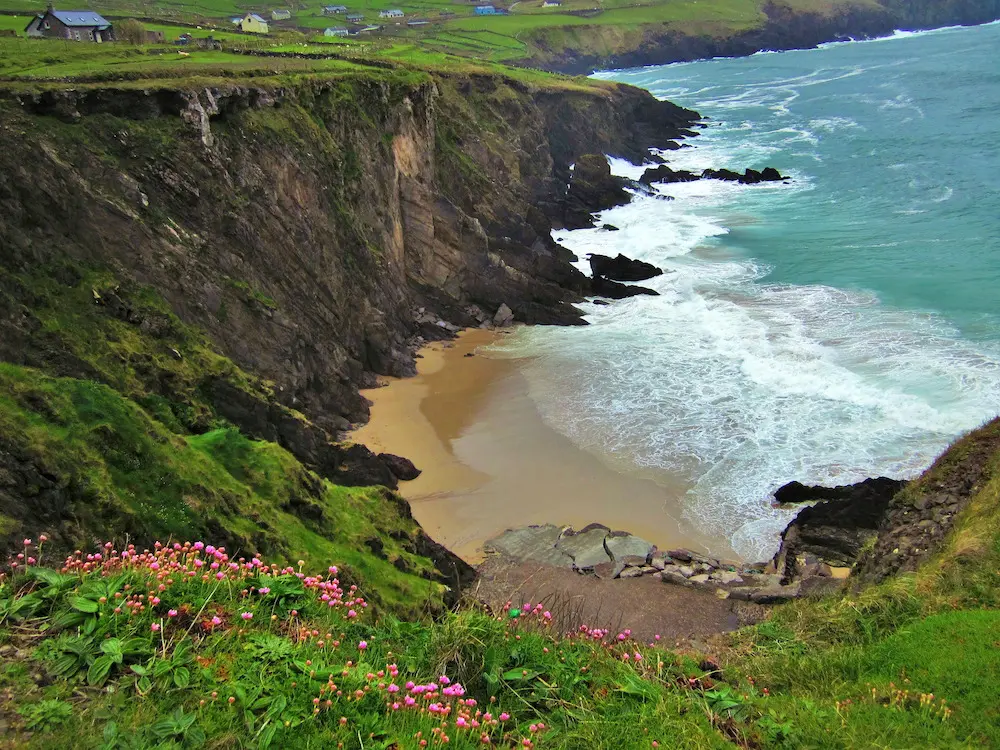 A small beach on the Dingle Peninsula
