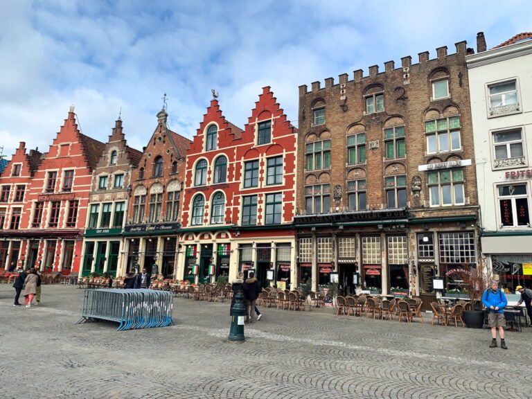 Grote Markt in Bruges, Belgium